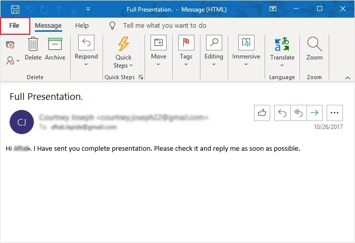 click file