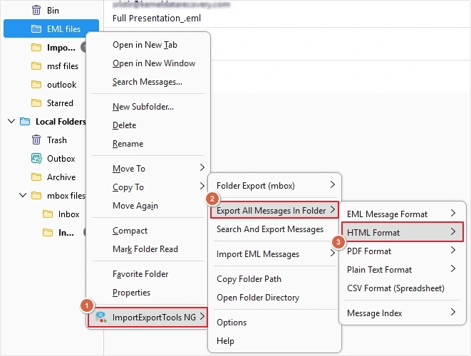 select html format