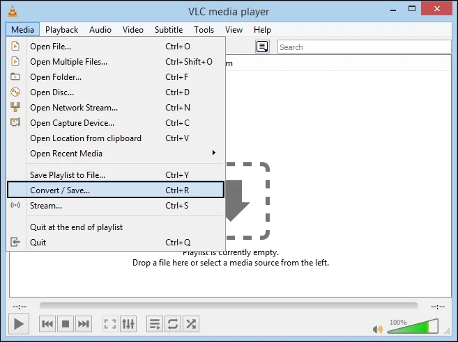 Choose Convert or Save option